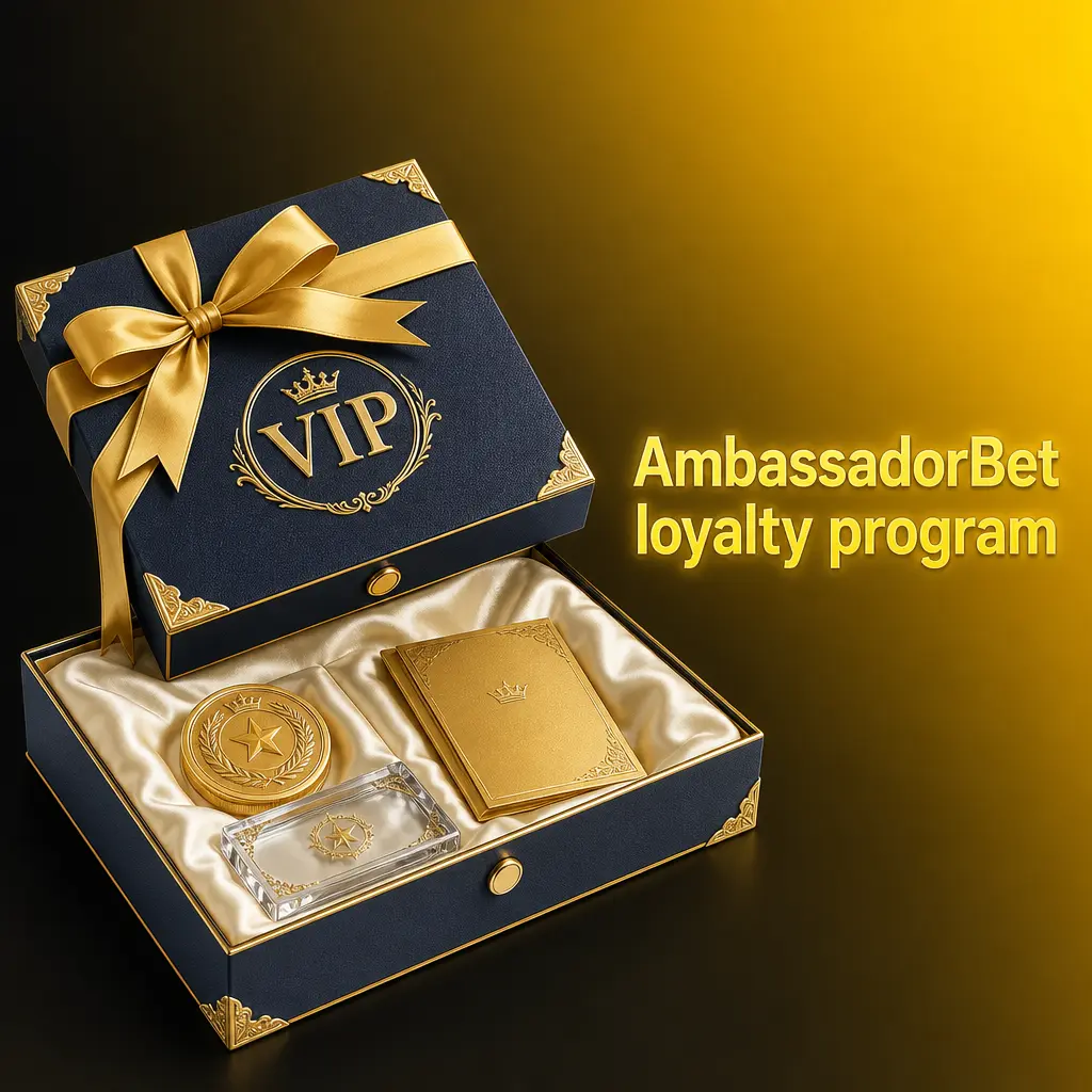 AmbassadorBet program lojalnosti nagrađuje igrače poenima i kešbekom kroz Bronze, Silver, Gold i Platinum nivoe.