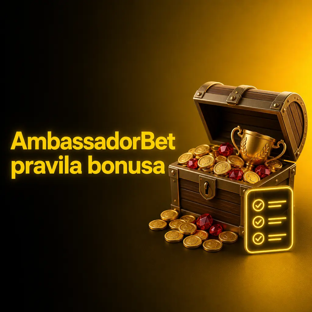 Pravila korišćenja AmbassadorBet bonusa: uslovi, minimalna kvota, rok obrtaja i ograničenja isplate dobitka.