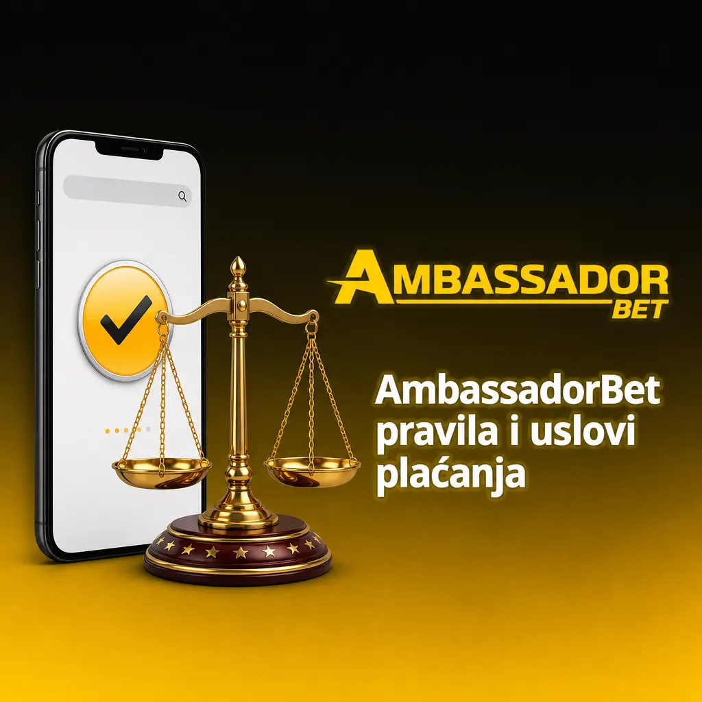 AmbassadorBet pravila i uslovi plaćanja - verifikacija identiteta, limiti uplata i isplata i obrada zahteva na jednom nalogu