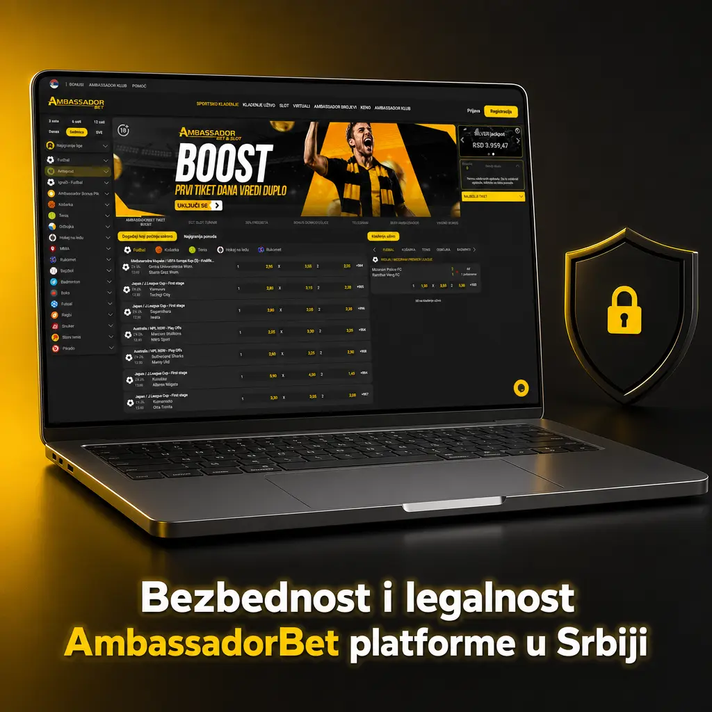 AmbassadorBet licenca Curacao 8048/JAZ2023-013 - bezbedno i legalno klađenje za igrače iz Srbije