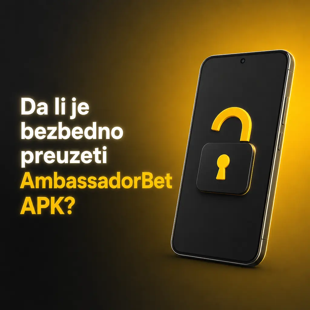 AmbassadorBet APK preuzimanje - licencirana i bezbedna aplikacija sa SSL zaštitom za klađenje i casino igre