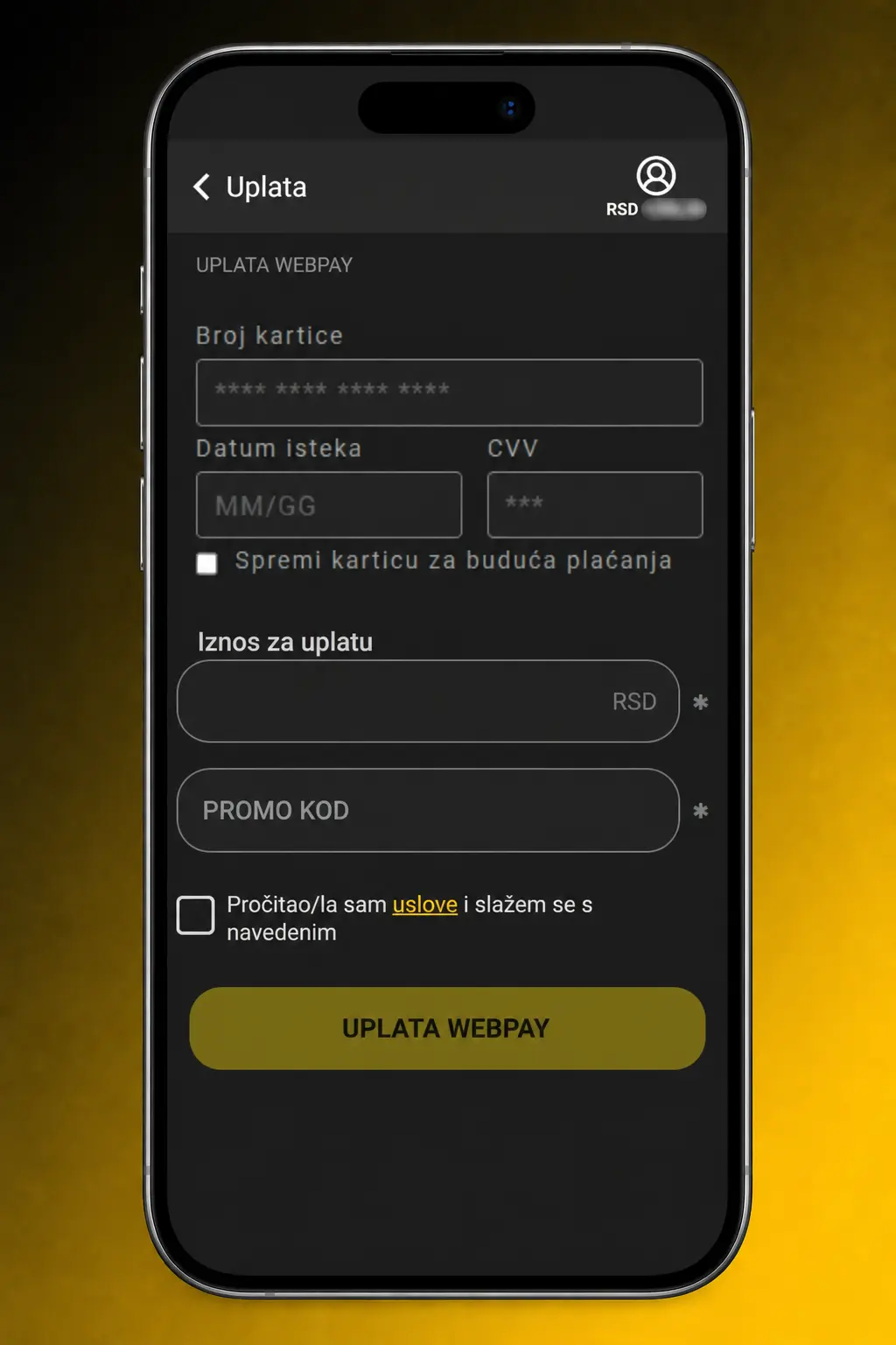 Koraci za aktivaciju AmbassadorBet bonusa: registracija, uplata, unos koda i prikaz bonus sredstava na nalogu.