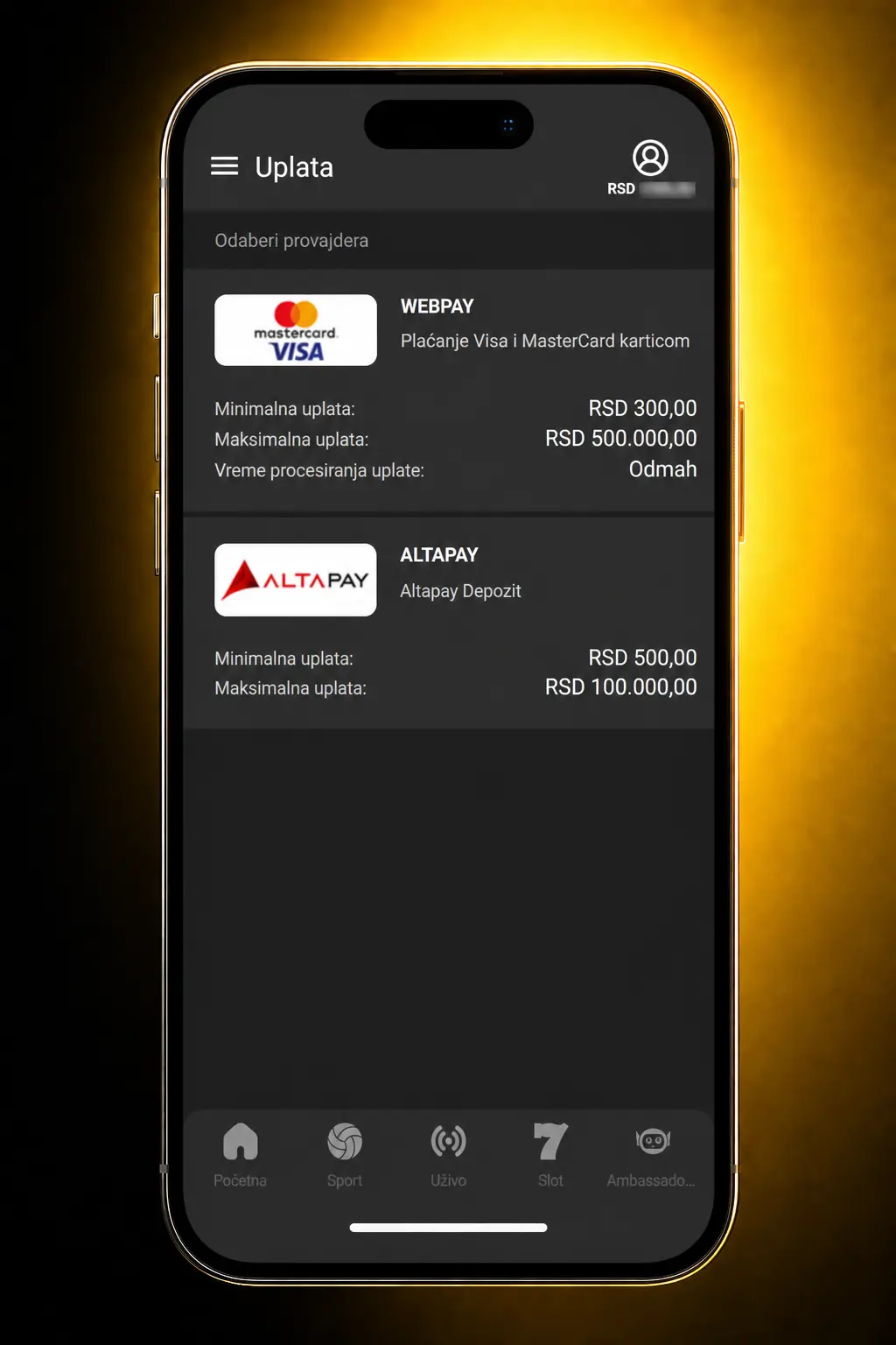 Pet koraka za registraciju i pokretanje live casino igre na AmbassadorBet platformi