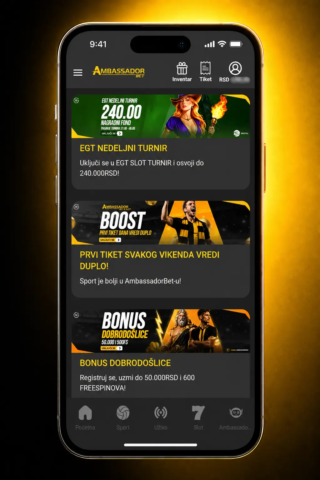 Pet koraka za registraciju i pristup live casinu na AmbassadorBet platformi uz verifikaciju i uplatu