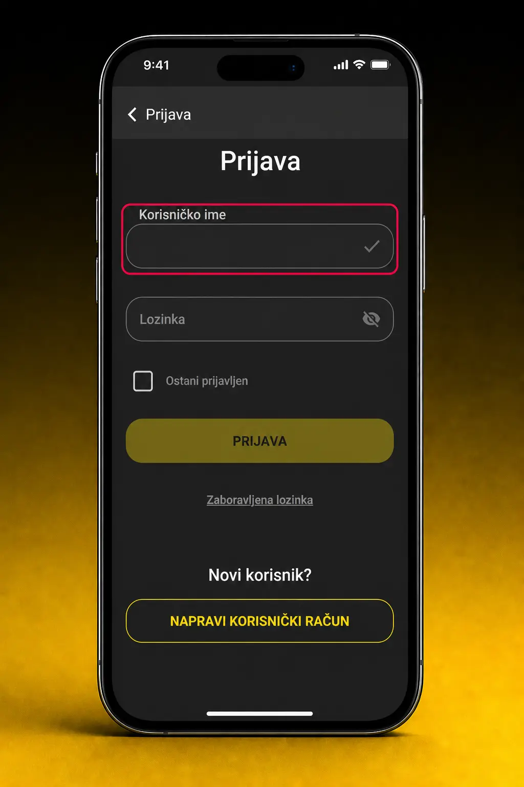 Prijava na AmbassadorBet nalog putem broja telefona, imejla i lozinke uz dvofaktorsku autentifikaciju