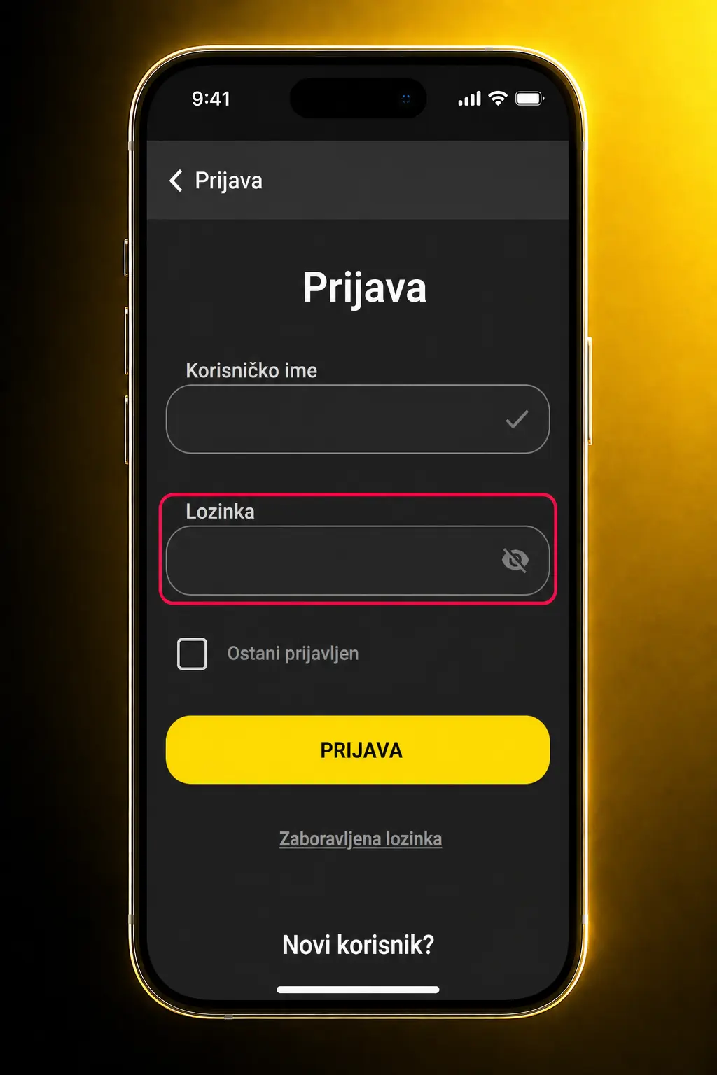 Proces prijave na AmbassadorBet nalog uz SSL enkripciju i dvofaktorsku autentifikaciju za sigurnu prijavu